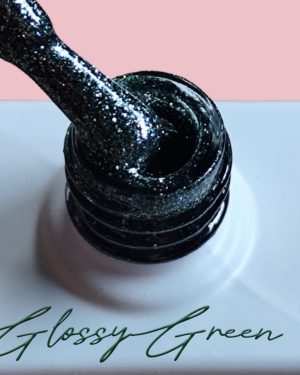 Glossy Green Gel Polish (22)