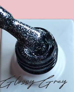 Glossy Grey Gel Polish ( 19)