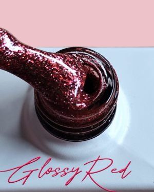 Glossy Red Gel Polish (23)