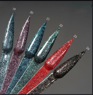 Glossy Blue Gel Polish (21)