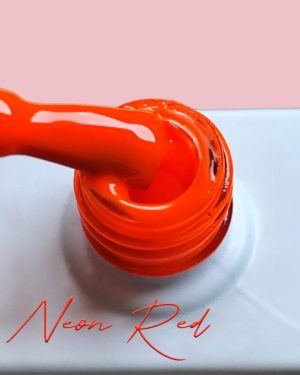 Neon Red Gel Polish