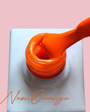 Neon Orange Gel Polish